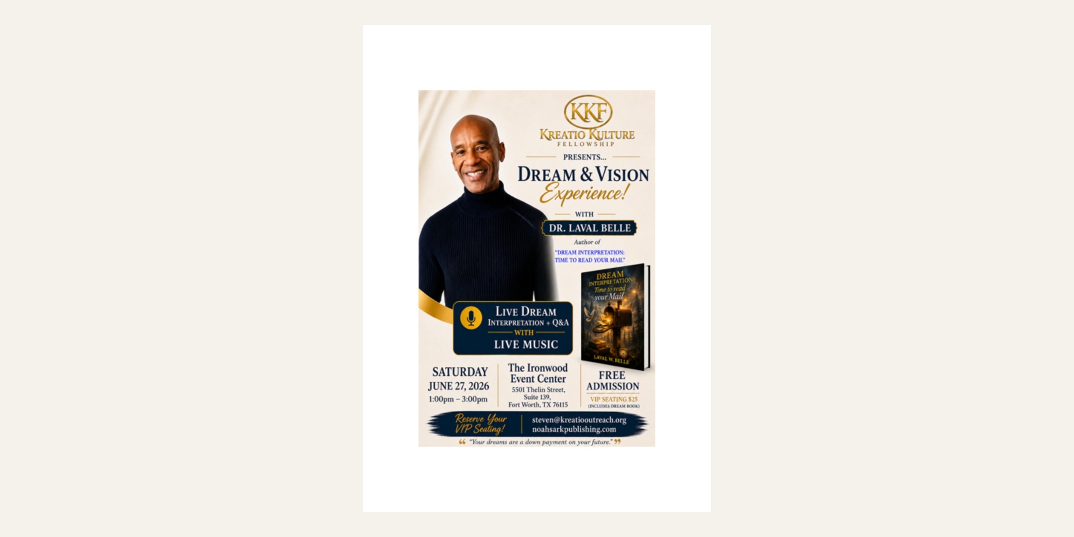 Kreatio Dream and Vision Experience