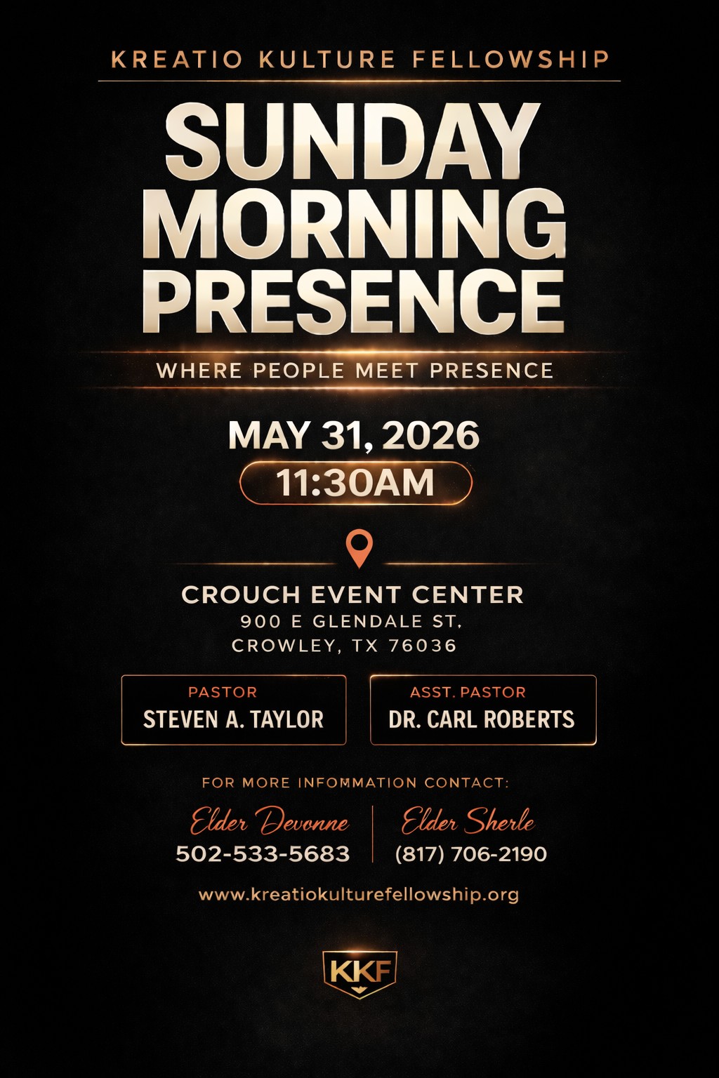 Kreatio Sunday Morning Presence gathering